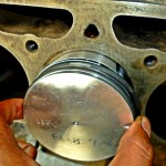 piston being inserted to block